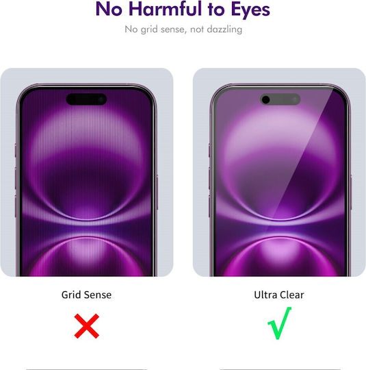 Enkay Privacy Full Face Tempered Glass Negru (iPhone Air)