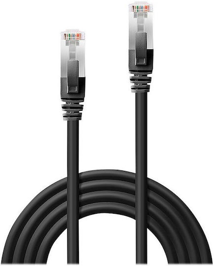 Lindy S/FTP Cat.6 Gigabit Network Cable Ethernet 7.5m Black