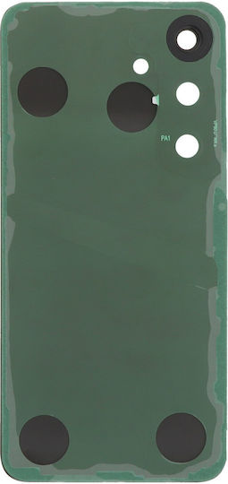 Battery Cover Battery Door + Battery Door Adhesive + Back Camera Lens Bezel Silver for Galaxy S25