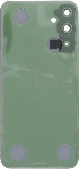 Battery Cover Battery Door + Battery Door Adhesive + Back Camera Lens Bezel Blue for Galaxy A15