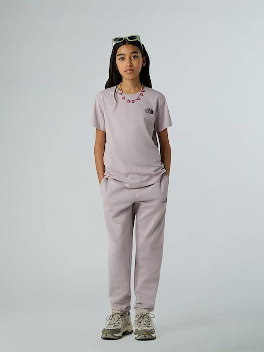 Kids' T-shirt Pink Simple Dome