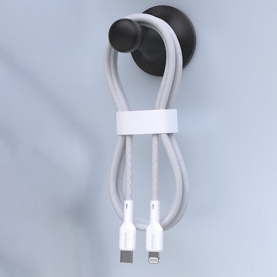 Dudao USB-C to Lightning Cable 30W Λευκό 1m