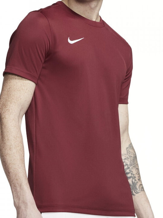 Kids' T-shirt Dri-Fit Burgundy Dry Park VII