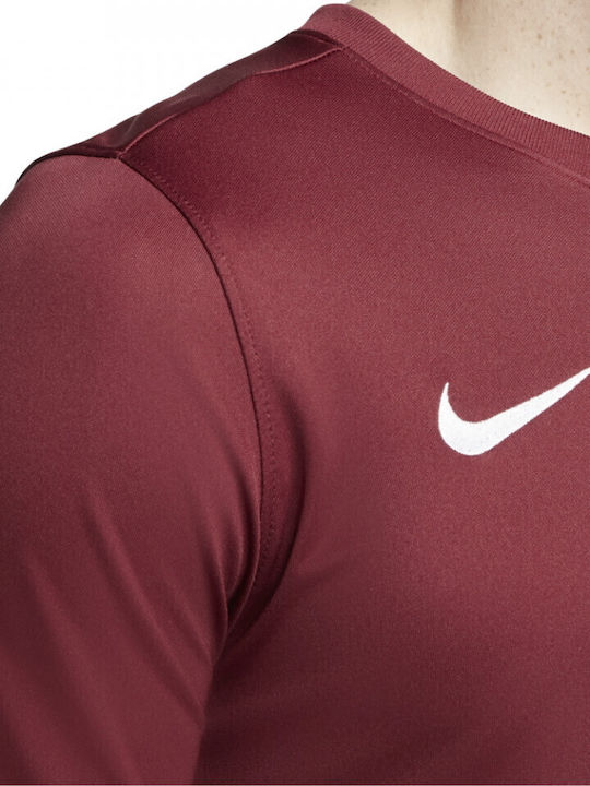 Kids' T-shirt Dri-Fit Burgundy Dry Park VII