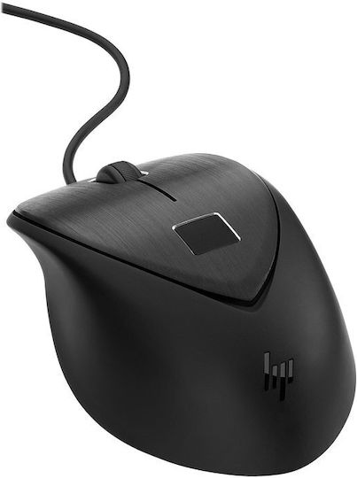 HP Fingerprint Ενσύρματο Ποντίκι Μαύρο