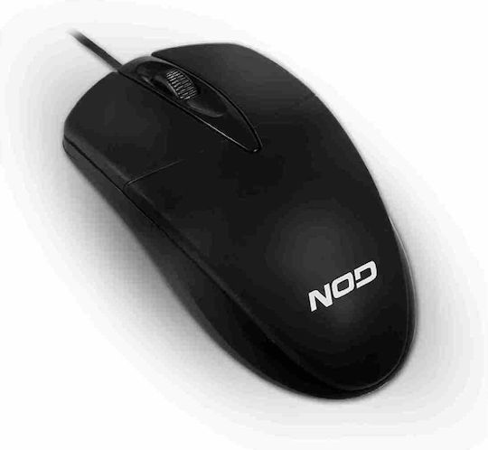 NOD MSE-004 Ενσύρματο Ποντίκι Μαύρο