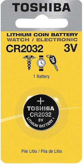 Toshiba Cp-1c Batterie Lithium für Uhren CR2032 3V 1Stück