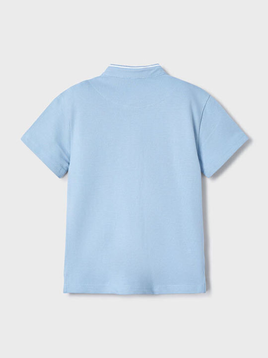 Kids' Polo Short Sleeve Sky Blue
