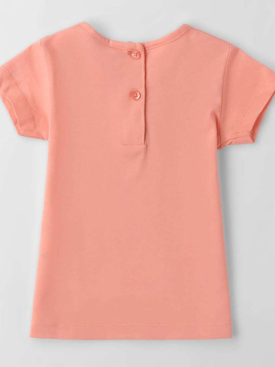 Kinder-T-Shirt Peach Pink