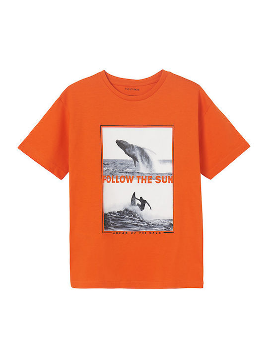 Kids' T-shirt Orange Follow The Sun