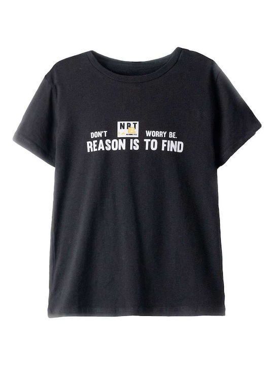 Kinder-T-Shirt Schwarz