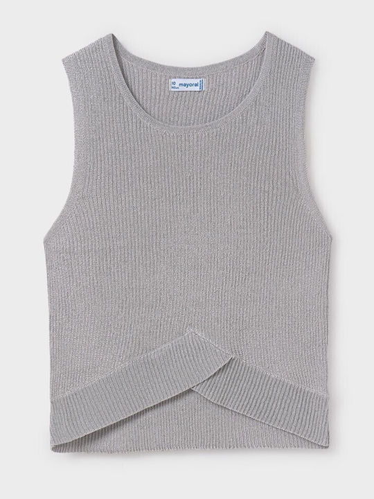 Kids' Shirt Sleeveless Silver