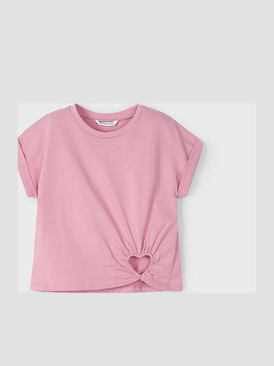 Kids Top Short-sleeved Pink