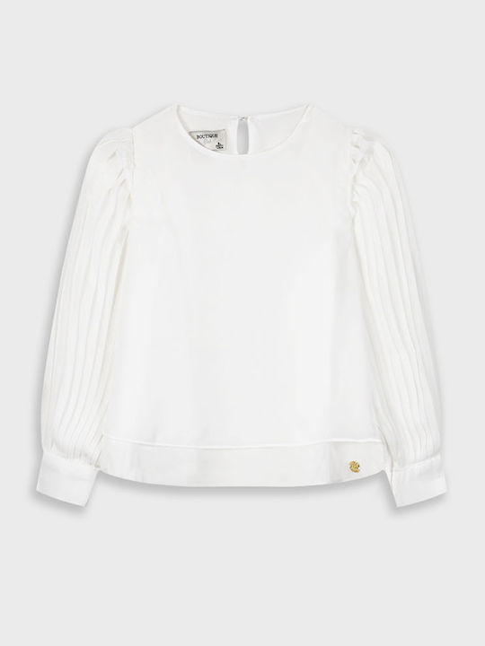 Kids' Tunic Long Sleeve Ecru