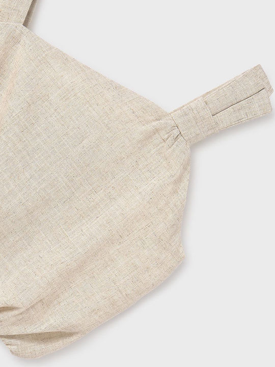 Kids' Crop Top Sleeveless Beige