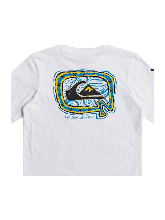 Kids' Shirt Long Sleeve White Big Q Long Shirt