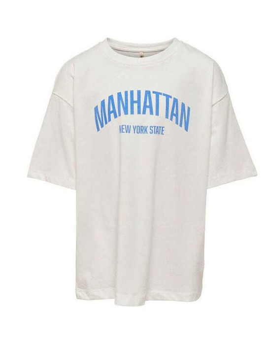 Παιδικό T-shirt Λευκό Konnaya Manhattan