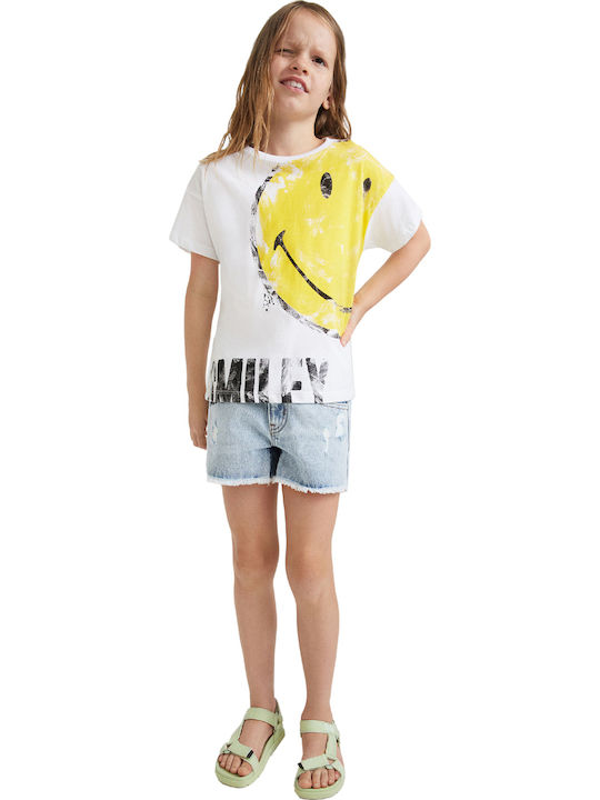Kinder-T-Shirt Weiß Hepburn
