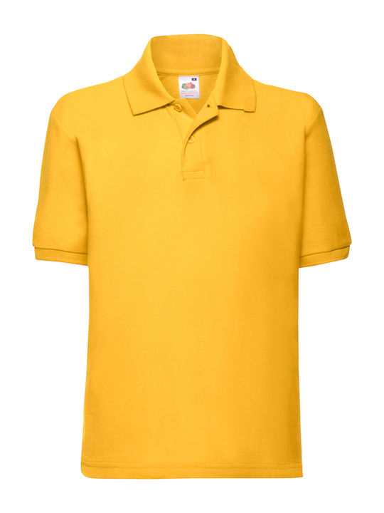 Kids' Polo Short Sleeve Sunflower
