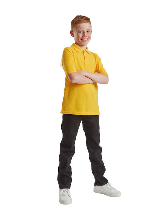 Kids' Polo Short Sleeve Sunflower