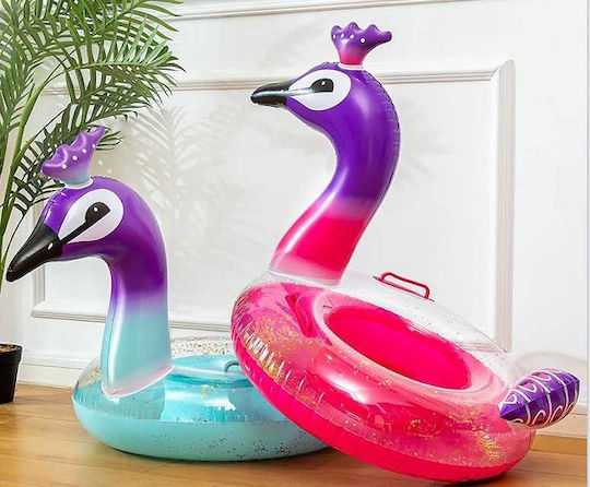 Swimtrainer Life Jacket with Length 80cm and Sunshade Peacock