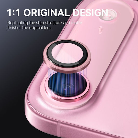 Northjo Camera Protection Tempered Glass Pink for the Apple iPhone Air