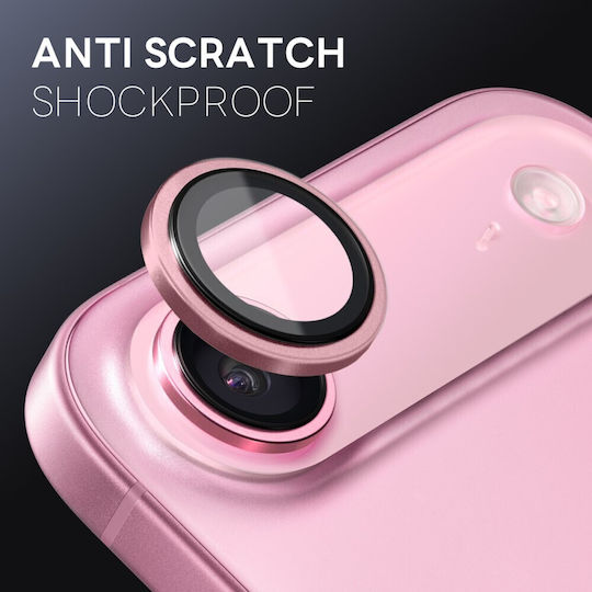 Northjo Camera Protection Tempered Glass Pink for the Apple iPhone Air