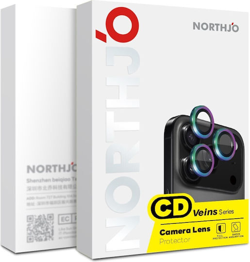 Northjo Camera Protection Tempered Glass Gold for the Apple iPhone 17 Pro