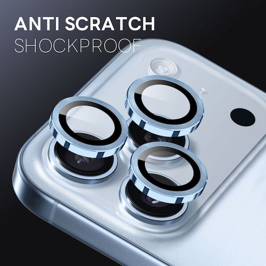 Apple iPhone 17 Pro Northjo Camera Protection Rings Blue