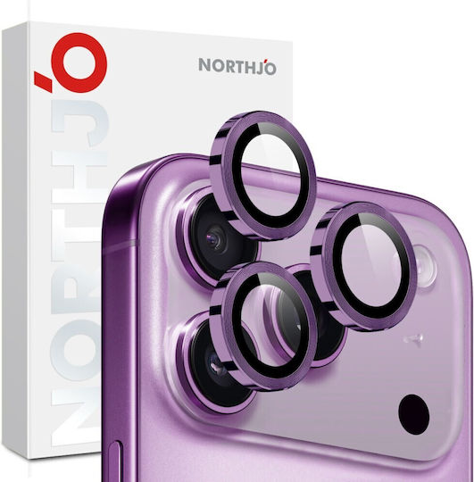 Apple Iphone 17 Pro Northjo Κρίκοι Προστασίας Κάμερα Purple