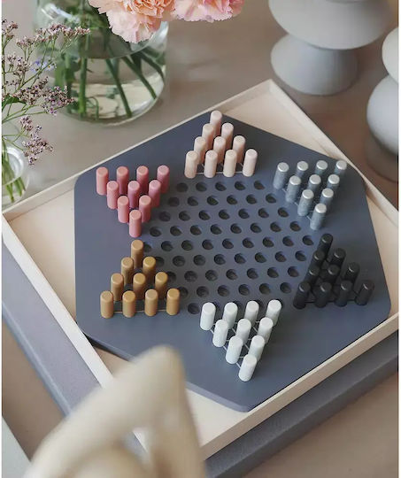 Joc de Societate Chinese Checkers pentru 2-6 Jucători 4+ Ani (EN) Printworks