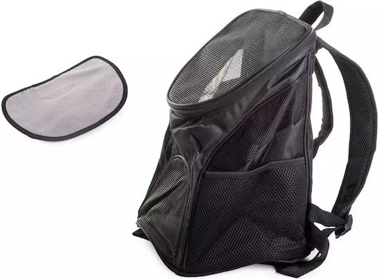 Rucksack Haustierträger Haustier-Rucksack Schwarz Volle Belüftung 30x25x33cm Höhe