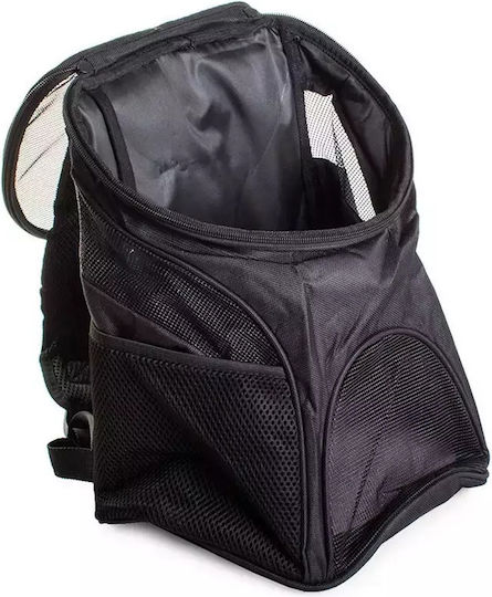 Rucksack Haustierträger Haustier-Rucksack Schwarz Volle Belüftung 30x25x33cm Höhe