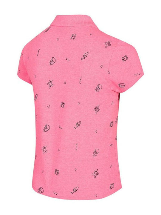 Kinderpolo Kurzarm Fuchsie