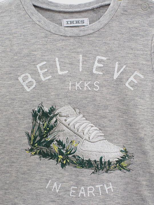Kinder-T-Shirt Gray