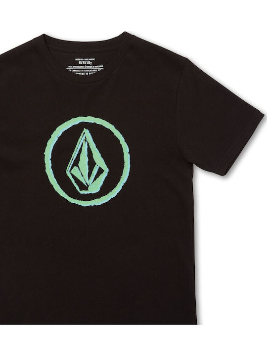 Παιδικό T-shirt Μαύρο Circle Stones