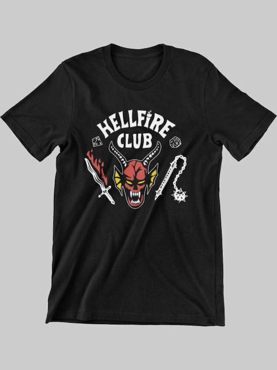 Παιδικό T-shirt Λευκό Stranger Things Hellfire Club