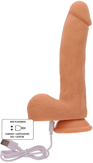 ToyJoy Get Real Naked Realistischer Vibrator mit Fernbedienung 19,5cm Beige
