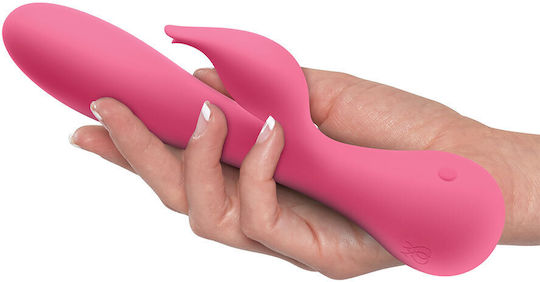 Jimmyjane Glo Rabbit Waterproof Heating Vibrator Vibrator Kaninchen 20cm Pink