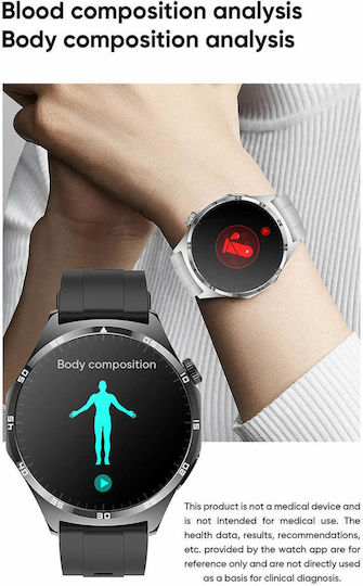 Microwear MT300 48mm Smartwatch mit Pulsmesser (Gray)