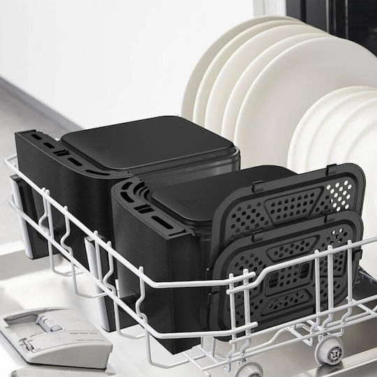 Tefal Easy Fry Xxl Friteuză cu aer cu Coș Detașabil Dublu 11lt Negru