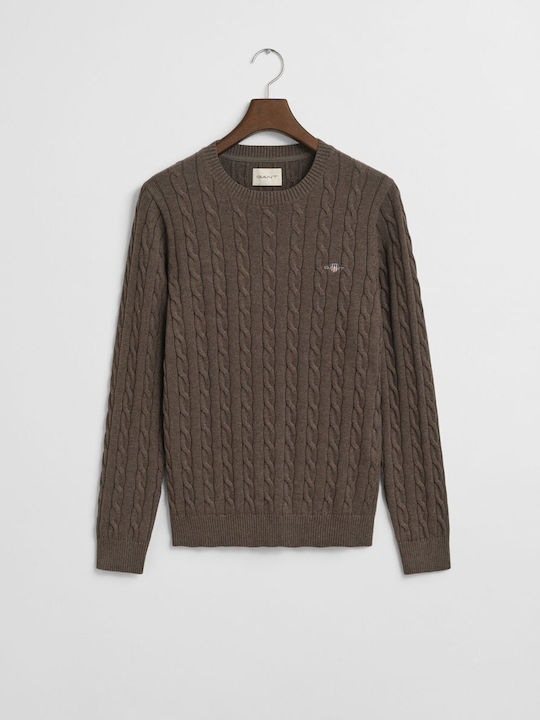 Long Sleeve Dark Brown Sweater