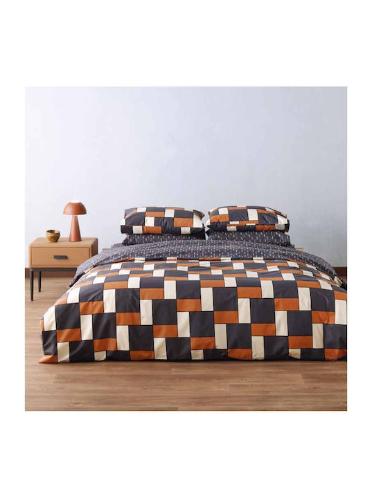 Kentia Set Cearșafuri Single 160x270cm. Cubi Cubi 24 3buc