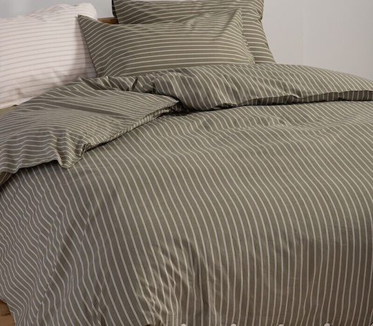 Nef-Nef Homeware Set Cearșafuri King Size 280x270cm. Nautica Coast Verde 4buc