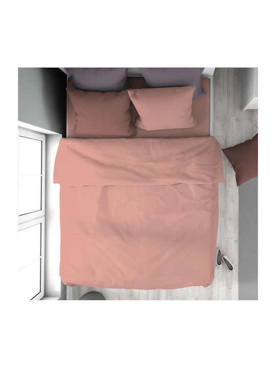 Dimcol Cearșaf Super dublu 220x240cm. Solid 503 Dusty Rose