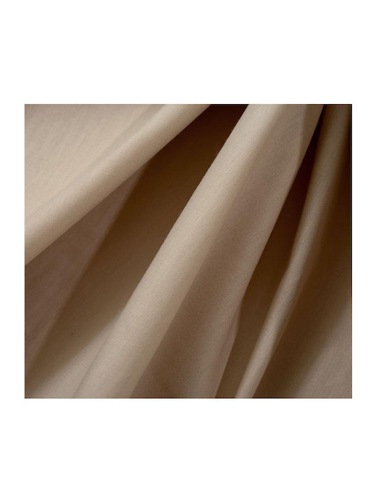 Dimcol Παπλωματοθήκη Βαμβακερή Μονή 160x240 Solid 502 Beige