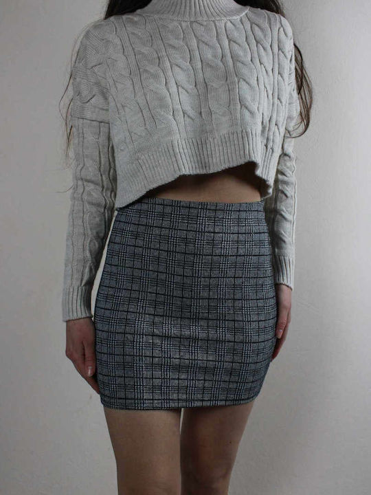Мини Пола Каре Plaid Grey