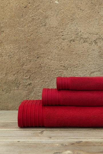 Nima Πετσέτα Χεριών Feel Fresh 40x60εκ. Red Βάρους 500gr/m²