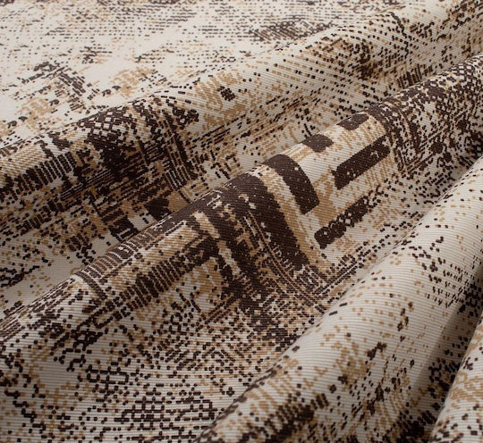 Dimcol Τραπεζομάντηλο Αλέκιαστο Σετ 2τμχ Marks 472 Beige 140x220εκ.