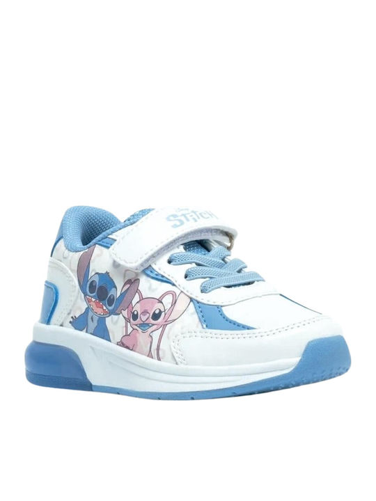 Stitch Kids Sneakers with Scratch & Lights Blue